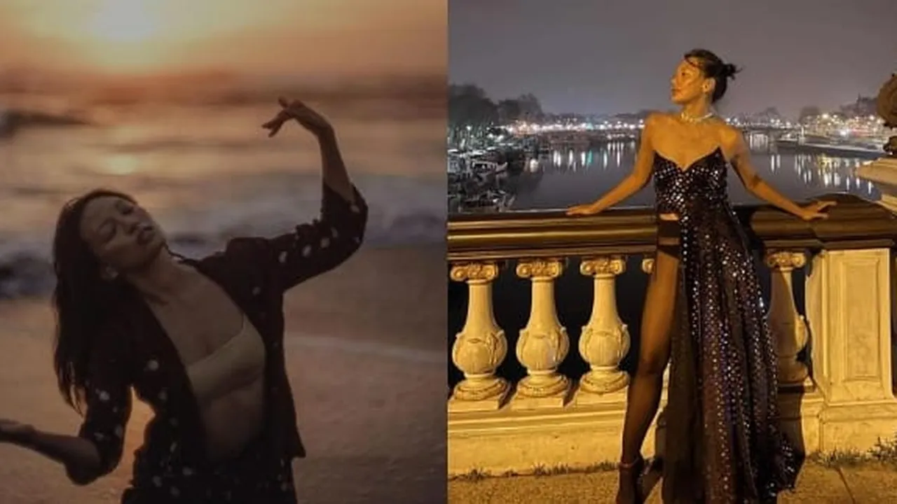 Kembali Mencuri Perhatian! 7 Potret Asmara Abigail Tampil Edgy Saat Harry Halim di Paris Fashion Show 2022