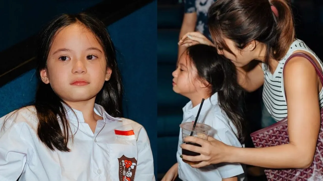 Kenakan Baju SD, Intip Potret Gempi yang Sampai Berlinang Air Mata saat Nonton Film Dilan 1983 Wo Ai Ni - Netizen: Nangis Aja Cantik