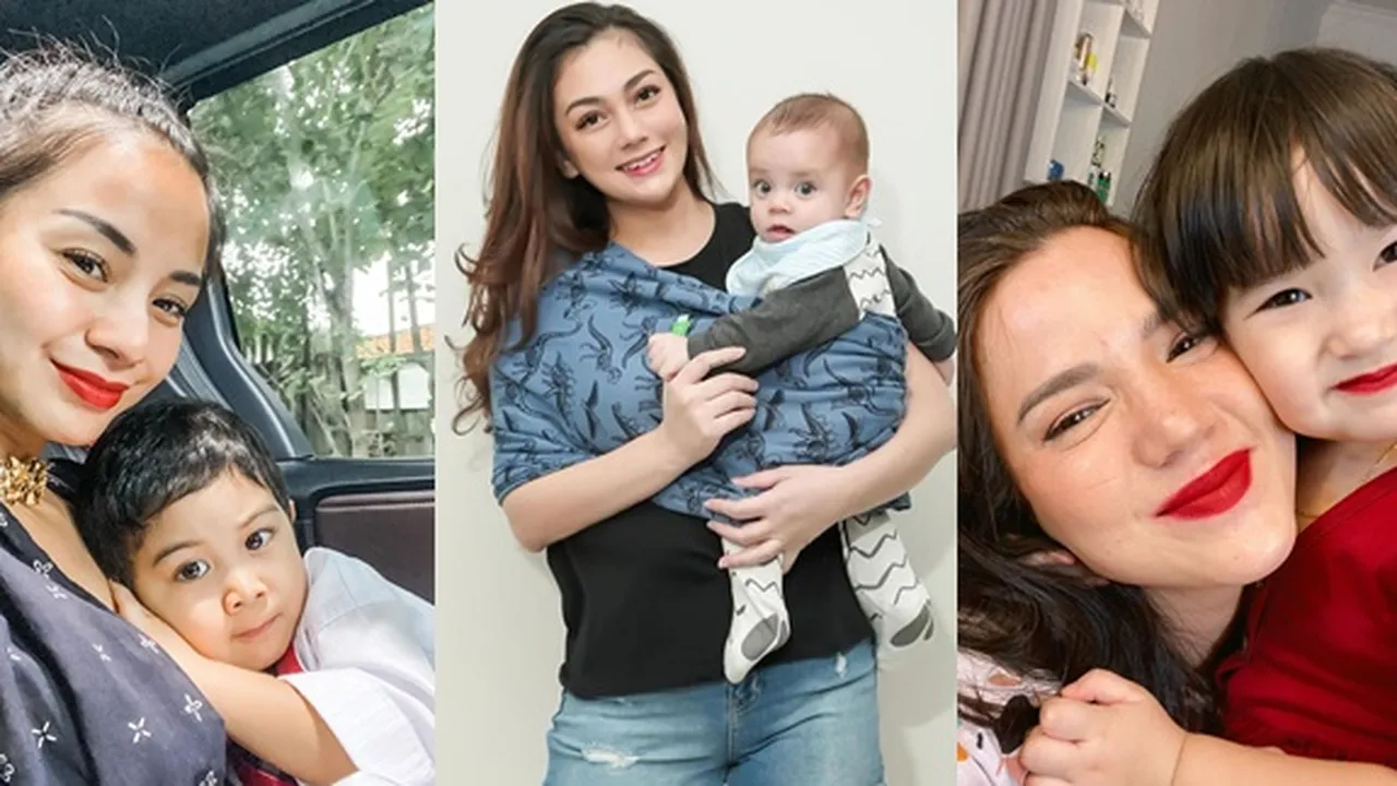 Meski Kerap Berperan Antagonis, 7 Seleb Ini Begitu Penuh Kasih Saat Asuh Buah Hatinya