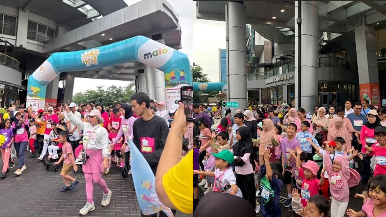 Keseruan Jakarta Family Walk, dari Anak Sampai Lansia Bisa Sehat dengan Cara Fun
