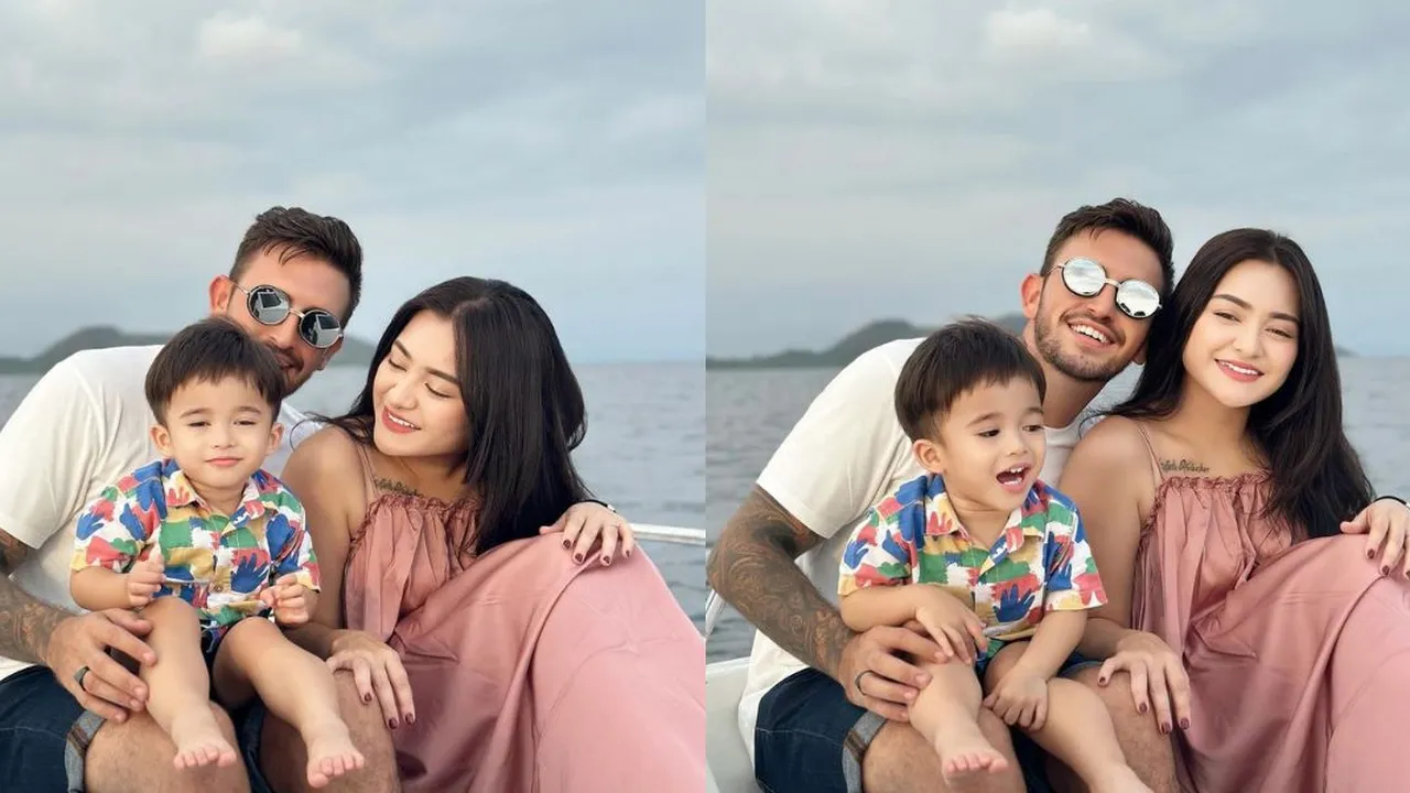 Keseruan Nathalie Liburan Bareng Pacar, Ajak Adzam Juga Lho!