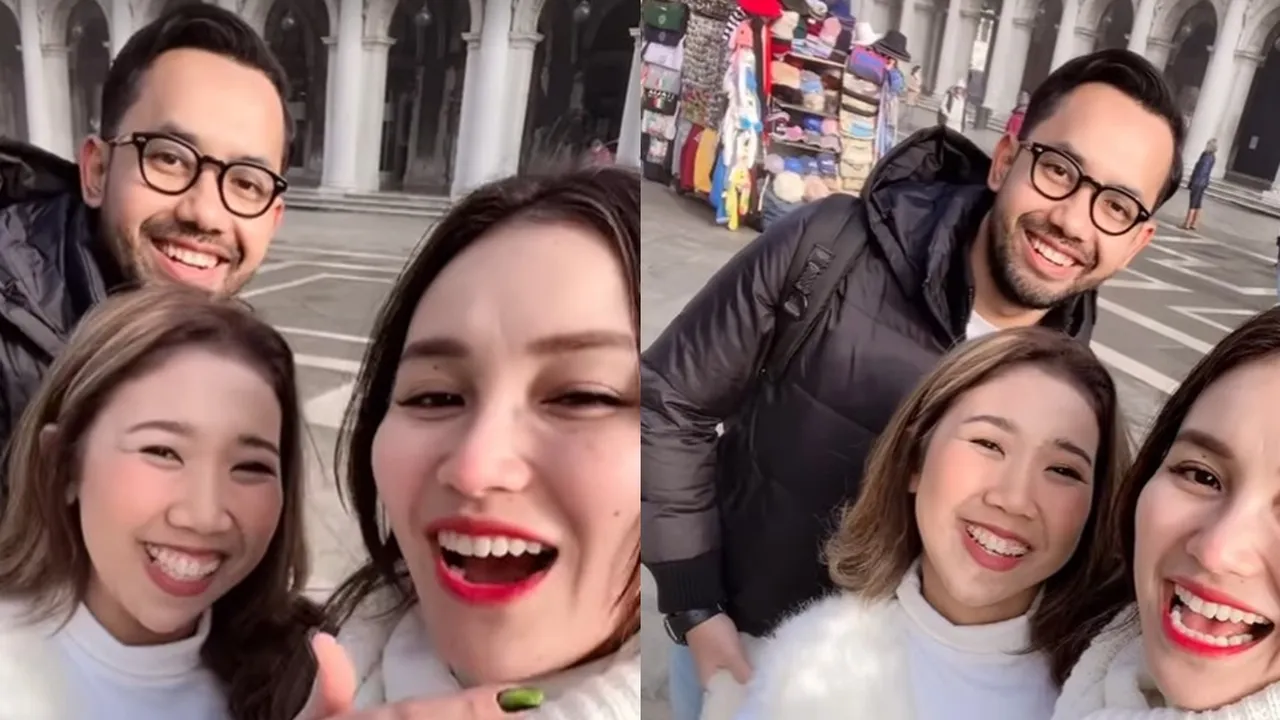 Ketemuan di Italia, Ayu Ting Ting Panik Saat Kiky Saputri Sebut 'Bang Boy'