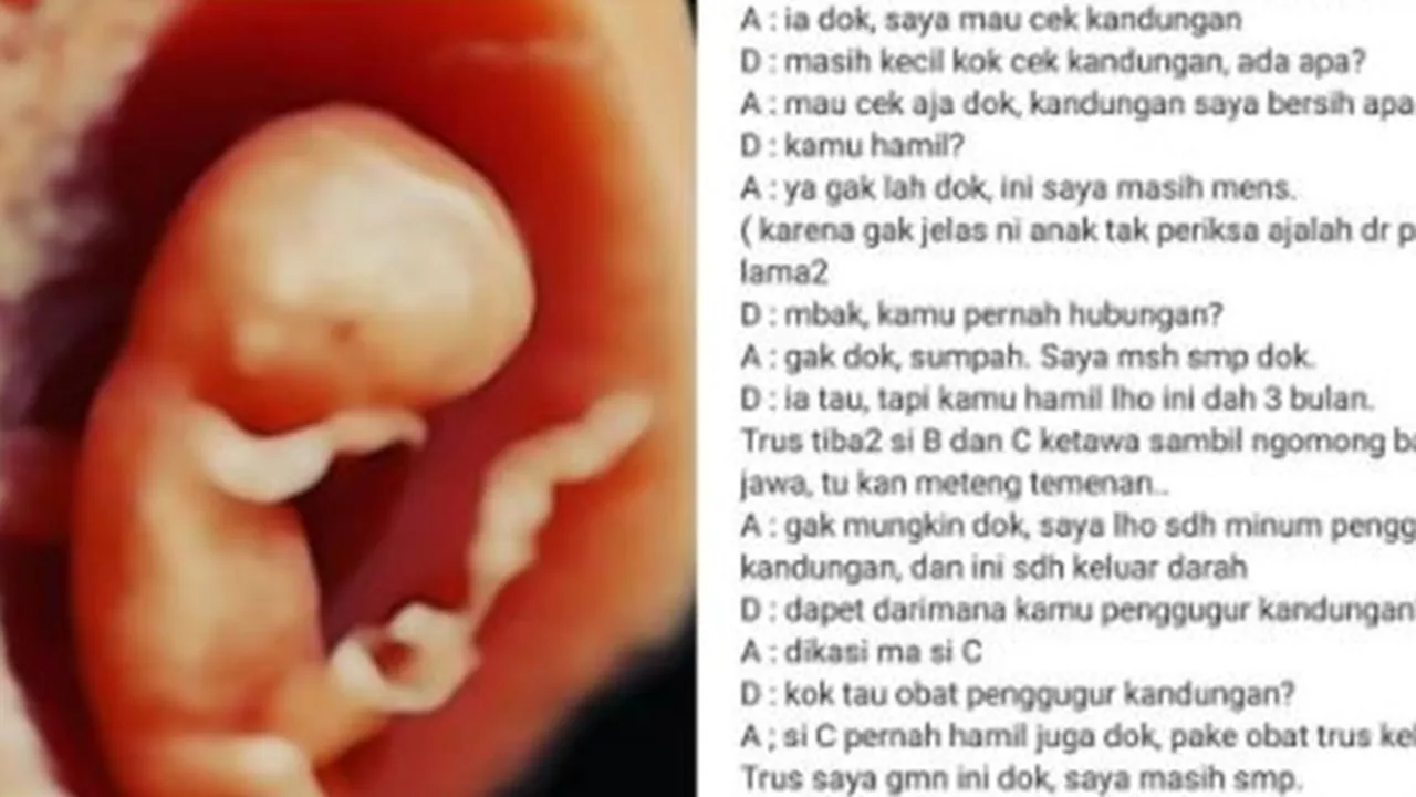 Kisah Miris Anak SMP Datangi Dokter Kandungan, Sudah Tahu Obat Penggugur - Dihamili Pacar Teman