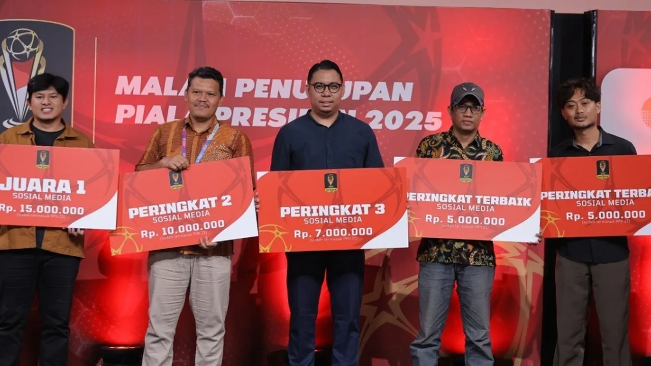 KLY Sports Gemilang, Raih 3 Gelar Juara di Malam Penghargaan Piala Presiden 2025