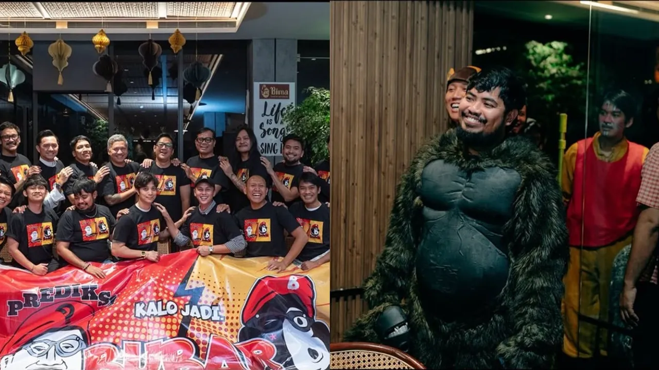 Kocak, Geng Motor Bedain Kena Prank Kostum Monyet di Bukber The Prediksi