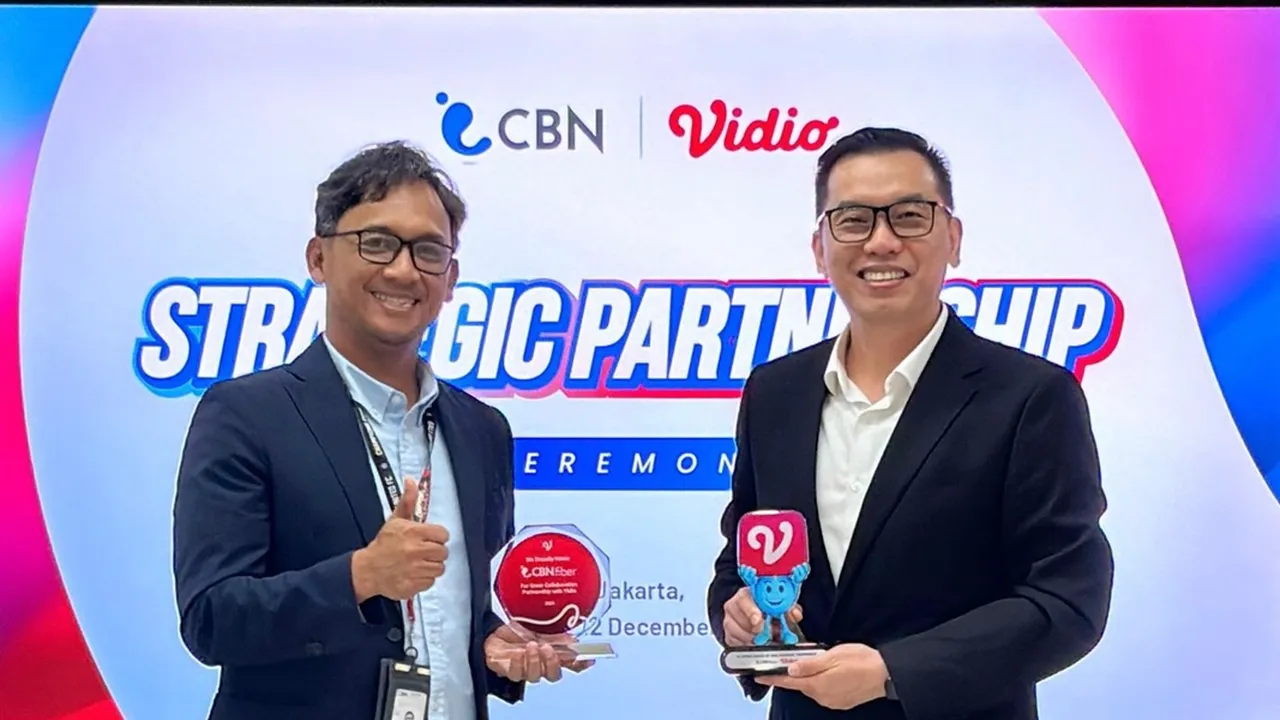 Kolaborasi CBN Fiber dan Vidio Perluas Akses Hiburan Digital, Ada Promo Gratis 1 Bulan