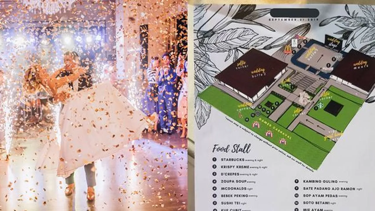 Kondangan Mewah, Menu Prasmanan Bagai Foodcourt di Mall - Starbucks Refill Sepuasnya