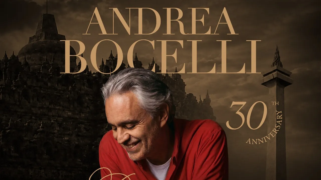 Konser Andrea Bocelli di Borobudur dan Jakarta Tetap Digelar, Bawa Pesan Perdamaian Konser Andrea Bocelli di Borobudur dan Jakarta Tetap Digelar, Bawa Pesan Perdamaian