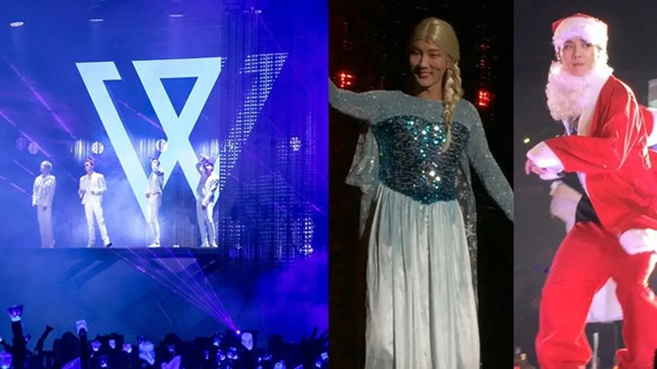 Konser di Jakarta, Lucunya WINNER Tampil Ala Elsa Hingga Santa Claus