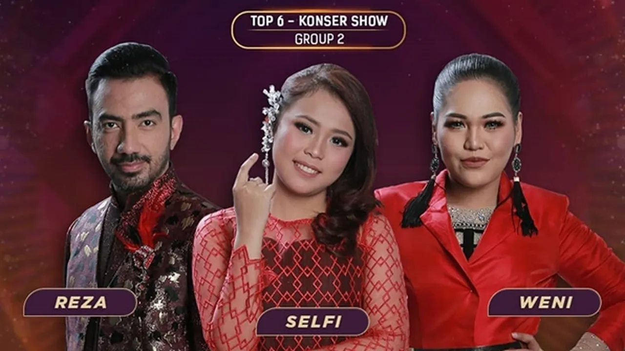 Konser Top 6 Grup 2 D'Star, Selfi Borong Standing Ovation - Reza Raih Skor Tertinggi