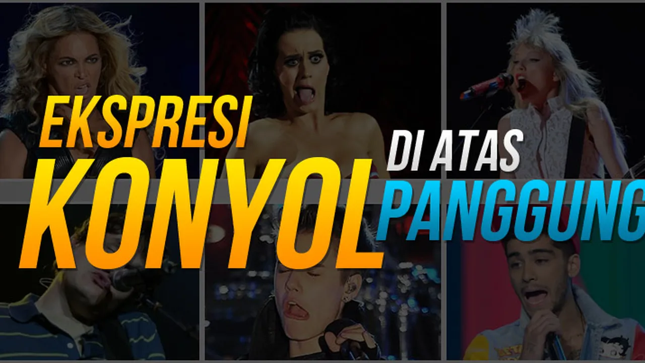 Konyol, Wajah Para Penyanyi Populer Ini Juga Bisa Jelek Lho!