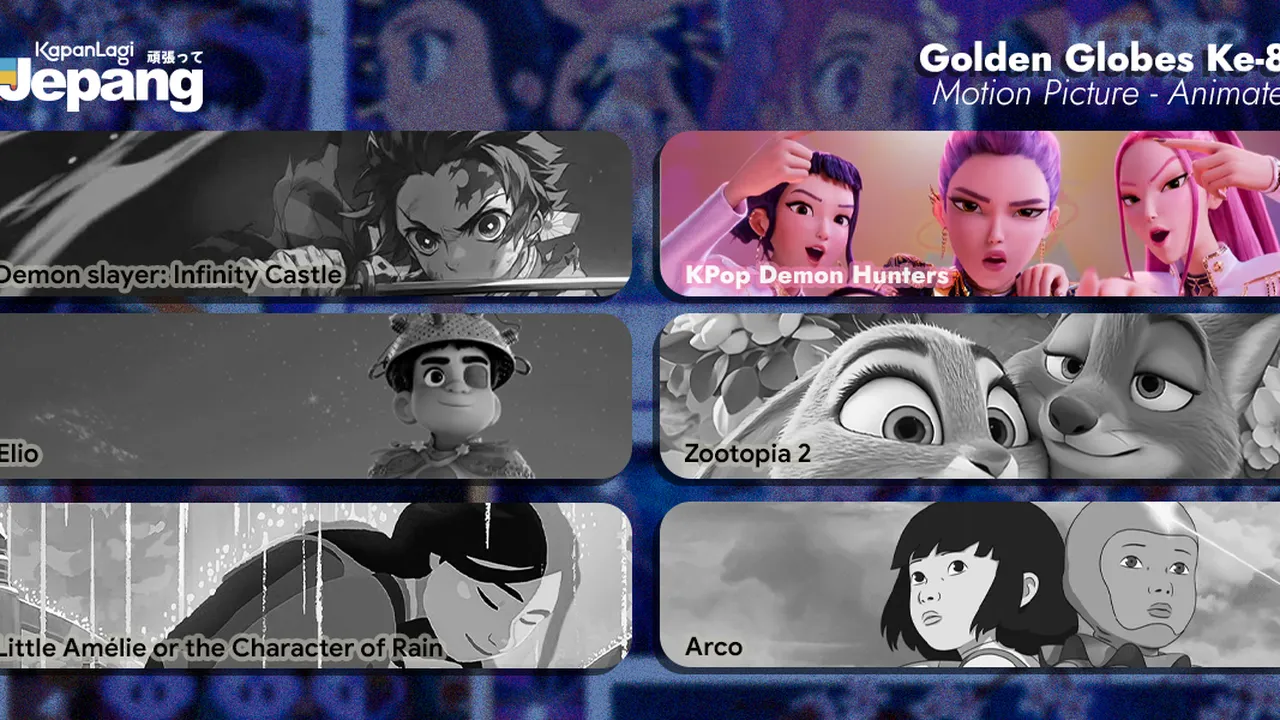 KPop Demon Hunters Kalahkan Demon Slayer: Infinity Castle Arc di Golden Globes Ke-83