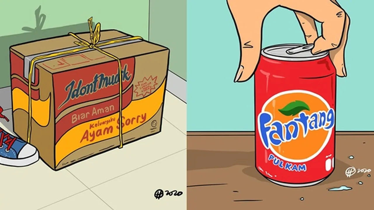 Kreatif, 5 Ilustrasi Ini Gambarkan Lebih Baik Nggak Mudik Saat Pandemi Virus Corona