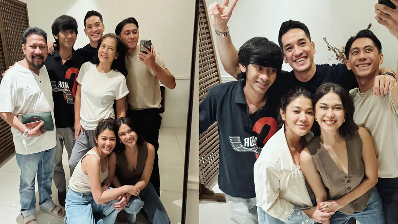 Kumpul Semua, 7 Potret Keempat Anak Lydia Kandou yang Good Looking Semua
