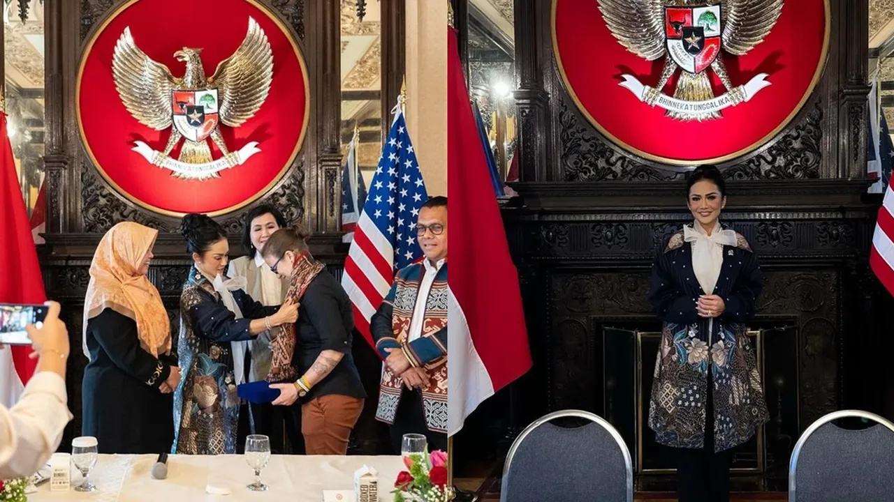 Kunjungan Kerja ke Amerika, Ini 7 Gaya Kris Dayanti yang Berkelas