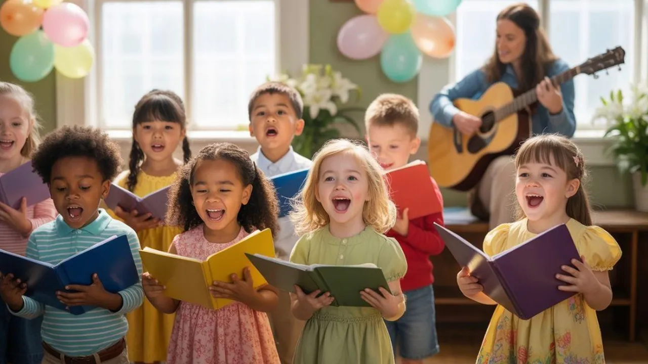 Lagu Paskah Sekolah Minggu yang Penuh Sukacita dan Cara Mengajarkannya pada Anak