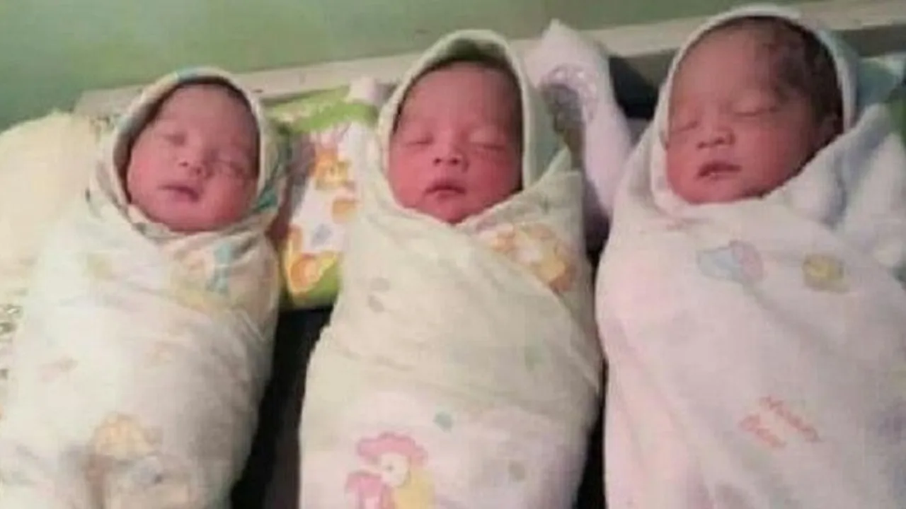 Lahir di Dalam Mobil, 3 Bayi Kembar Ini Punya Nama Unik