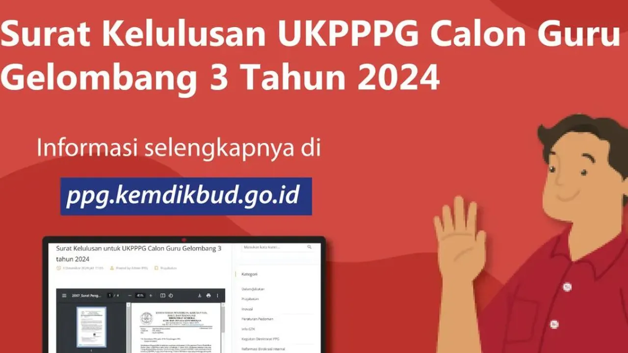 Langkah-langkah Cek Pengumuman Kelulusan PPG Piloting 3 dan Link Resminya