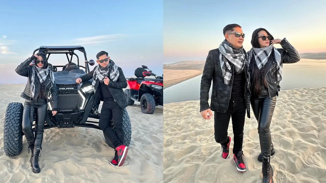 LDR Indonesia - Qatar, Ini Kisah Cinta Fitri Carlina yang Selalu Harmonis Bareng Suami Pilot