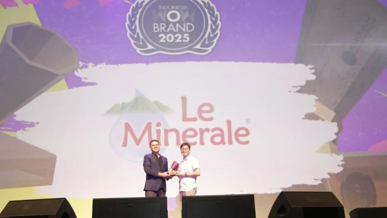 Le Minerale Raih Wow Brand 2025, Bukti Jadi Air Mineral yang Paling Direkomendasikan Masyarakat Le Minerale Raih Wow Brand 2025, Bukti Jadi Air Mineral yang Paling Direkomendasikan Masyarakat