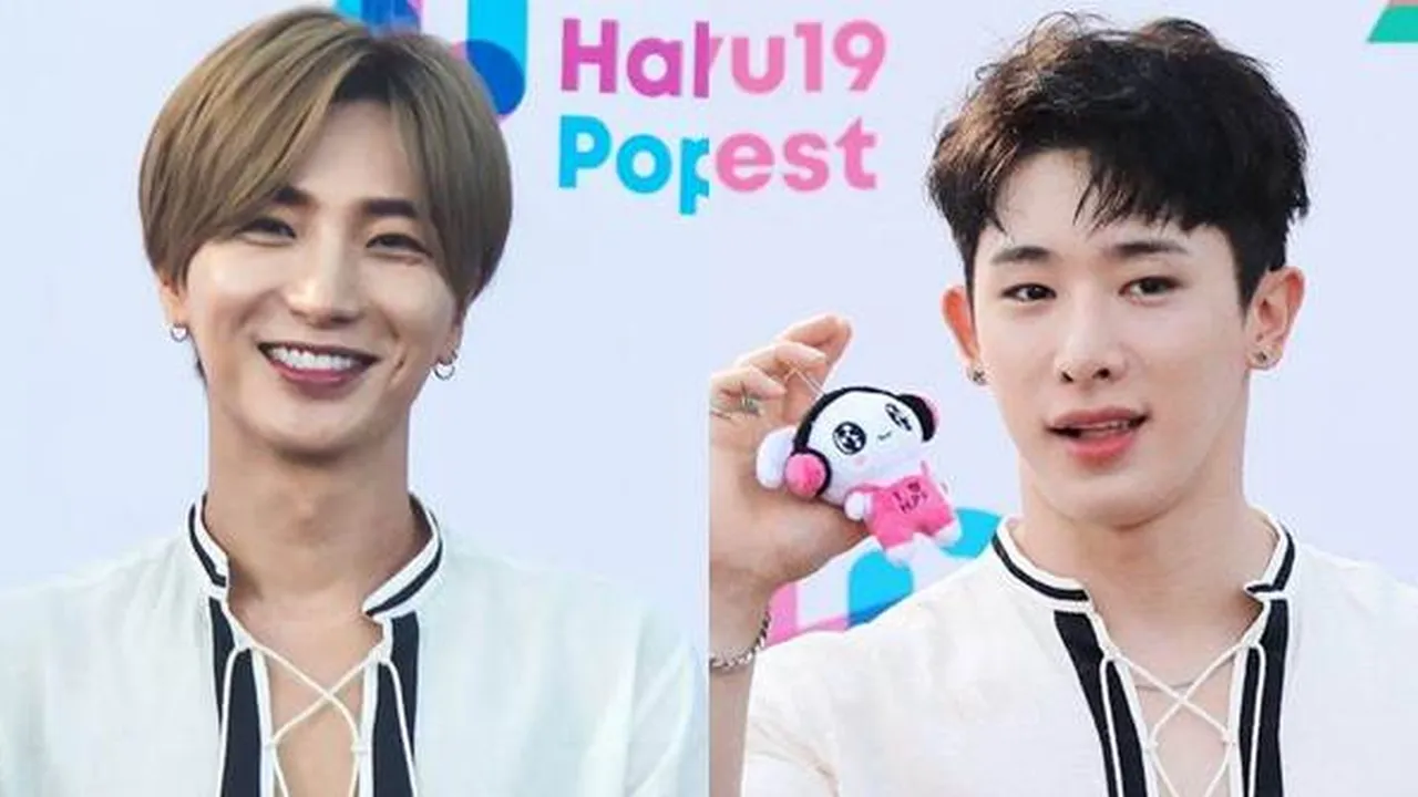 Leeteuk Super Junior & Wonho Monsta X Pakai Baju Kembar di Acara yang Sama!