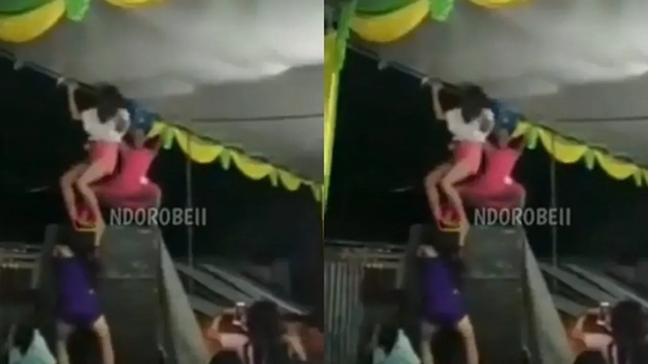Level Baru Goyang Dangdut, Naiki Sound System dan Gelantungan di Tenda Nikahan