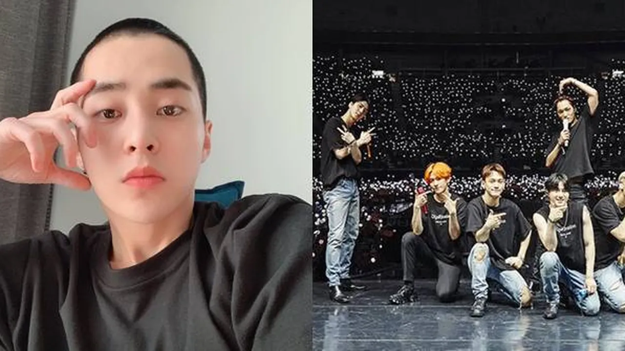 Libur Wajib Militer, Xiumin Nonton Konser EXO dan Namanya Jadi Trending