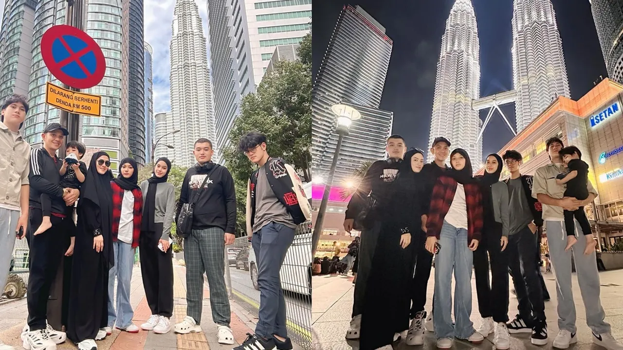 Liburan Fadlan Muhammad dan Lyra Virna di Malaysia, Boyong 6 Anaknya Liburan Fadlan Muhammad dan Lyra Virna di Malaysia, Boyong 6 Anaknya