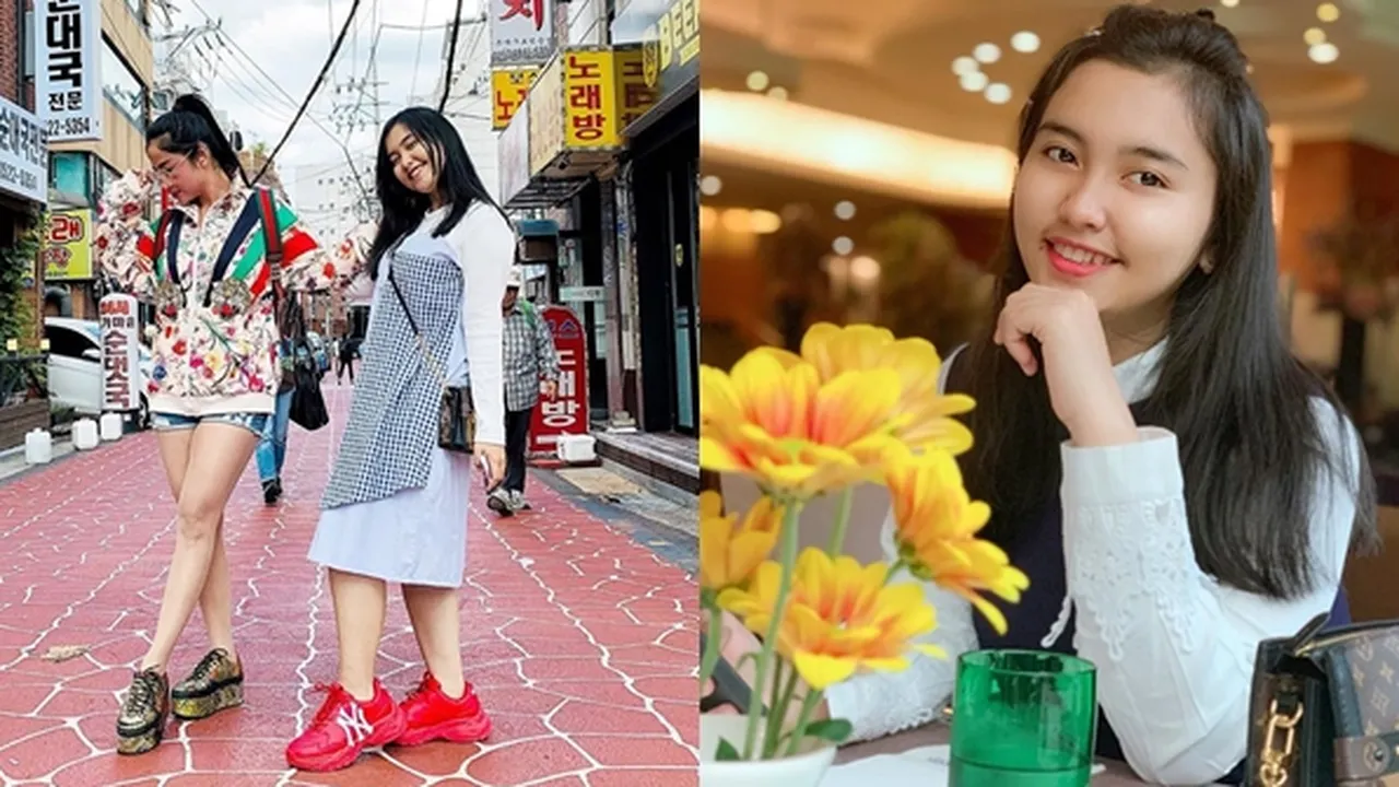 Liburan ke Korea Selatan, Lucunya Ekspresi Lebby Wilayati Saat Makan Permen Mata