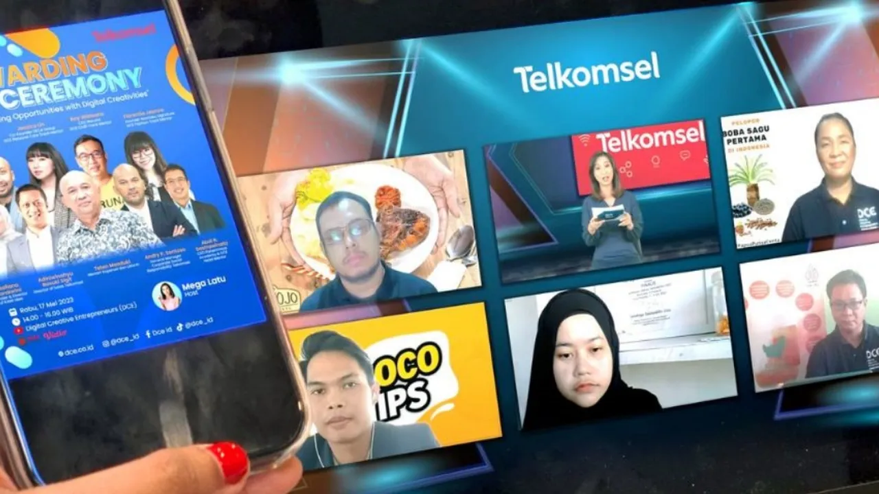 Lima UKM Unggulan Program Digital Creative Entrepreneurs (DCE) 2.0 Dapat Bantuan Modal Usaha dari Telkomsel