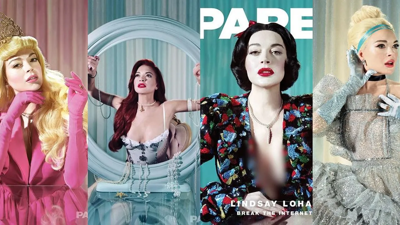Lindsay Lohan Berpose ala Princess Disney dan Curhat Serba Salah di Hadapan Media