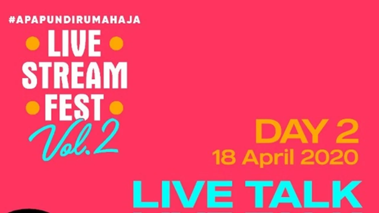 Live Stream Fest Vol.2 Hadirkan Pembicara Keren di Program Live Talk, Ada Luna Maya Sampai Dian Sastrowardoyo Live Stream Fest Vol.2 Hadirkan Pembicara Keren di Program Live Talk, Ada Luna Maya Sampai Dian Sastrowardoyo