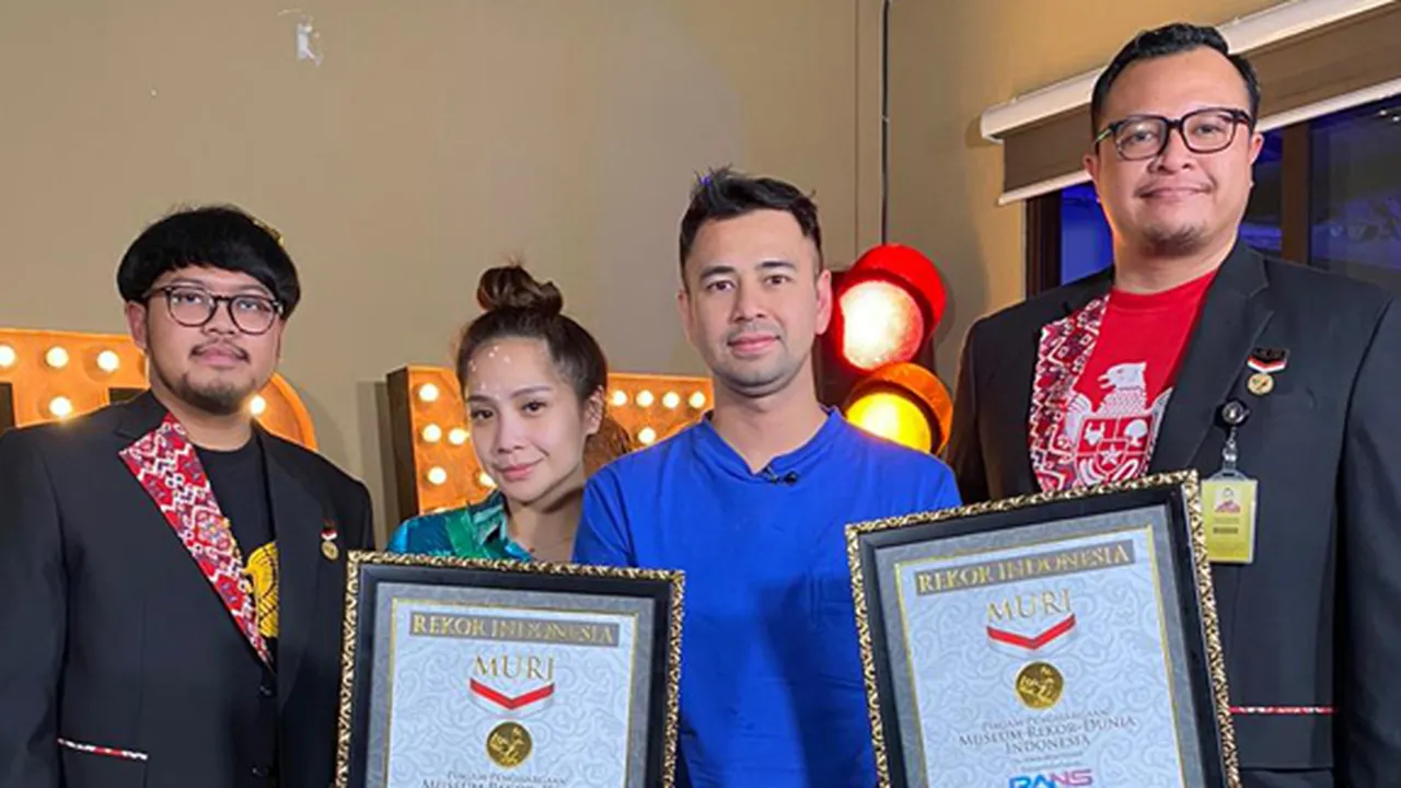Live Streaming 30 Jam Non-Stop, Raffi Ahmad Pecahkan 2 Rekor MURI Sekaligus