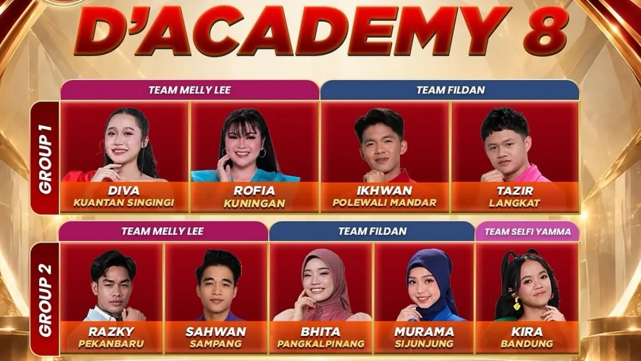 Live Streaming DA8 Top 17 Grup 2 di Indosiar, Lesti Kejora Jadi Dewan Juri