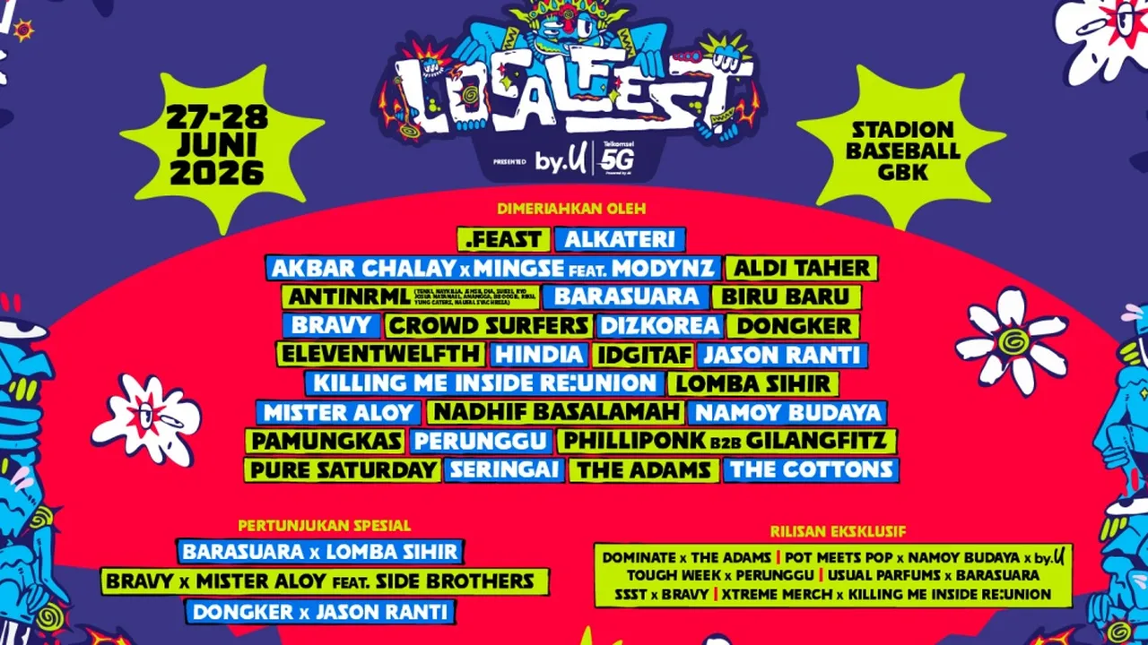 Localfest Jakarta 2026 di GBK: Jadwal, Lineup, dan Harga Tiketnya