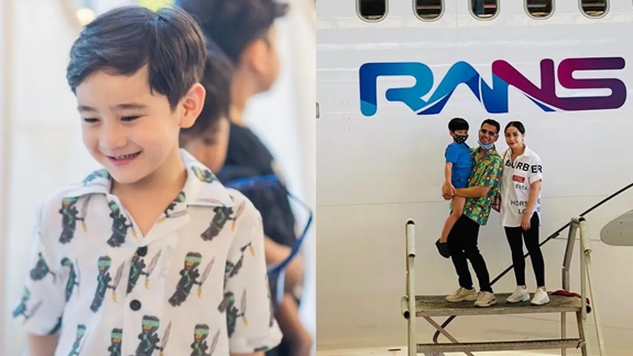 Logo RANS Entertainment Terpajang di Badan Pesawat, Netizen Auto Kepingin Jadi Rafathar