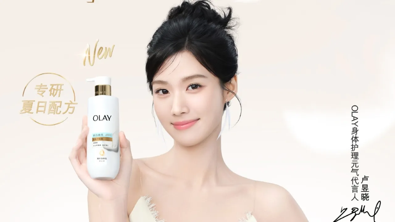 Lu Yuxiao Jadi Duta OLAY Body Care, Produk Rangkaian Whitening Viral dan Diserbu Fans