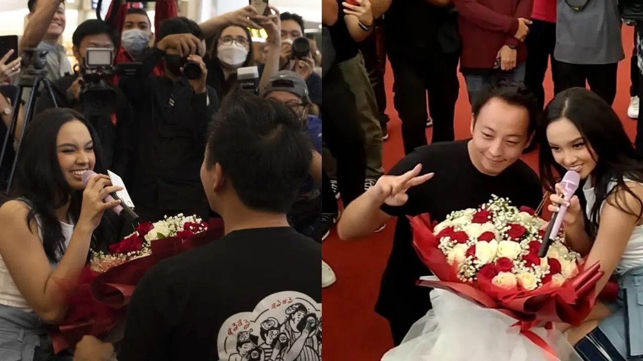 Lyodra Ginting Dapat Bunga Saat Manggung Dari Yansen Salim, Siapa Dia?
