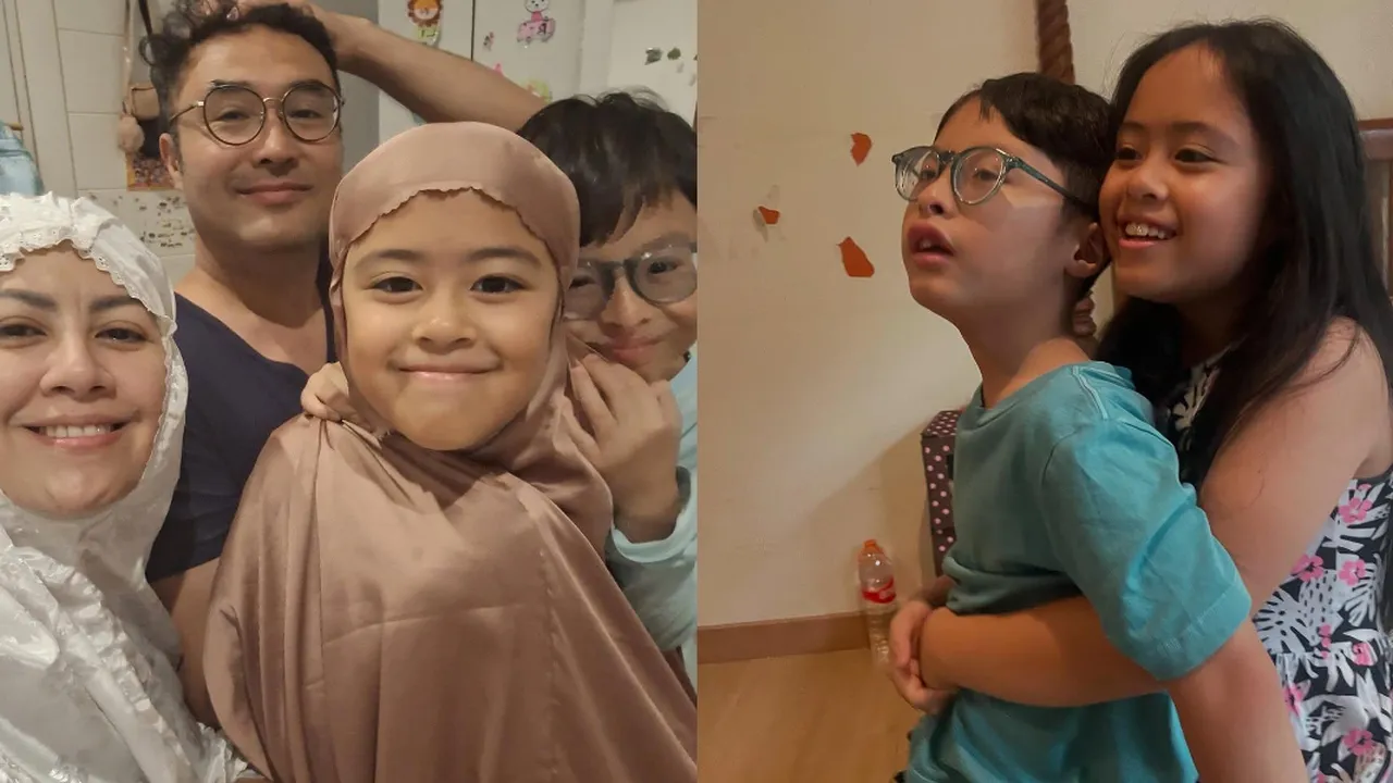 Makin Cantik dan Ganteng, Ini 5 Potret Anak Kembar Cynthia Lamusu dan Surya Saputra