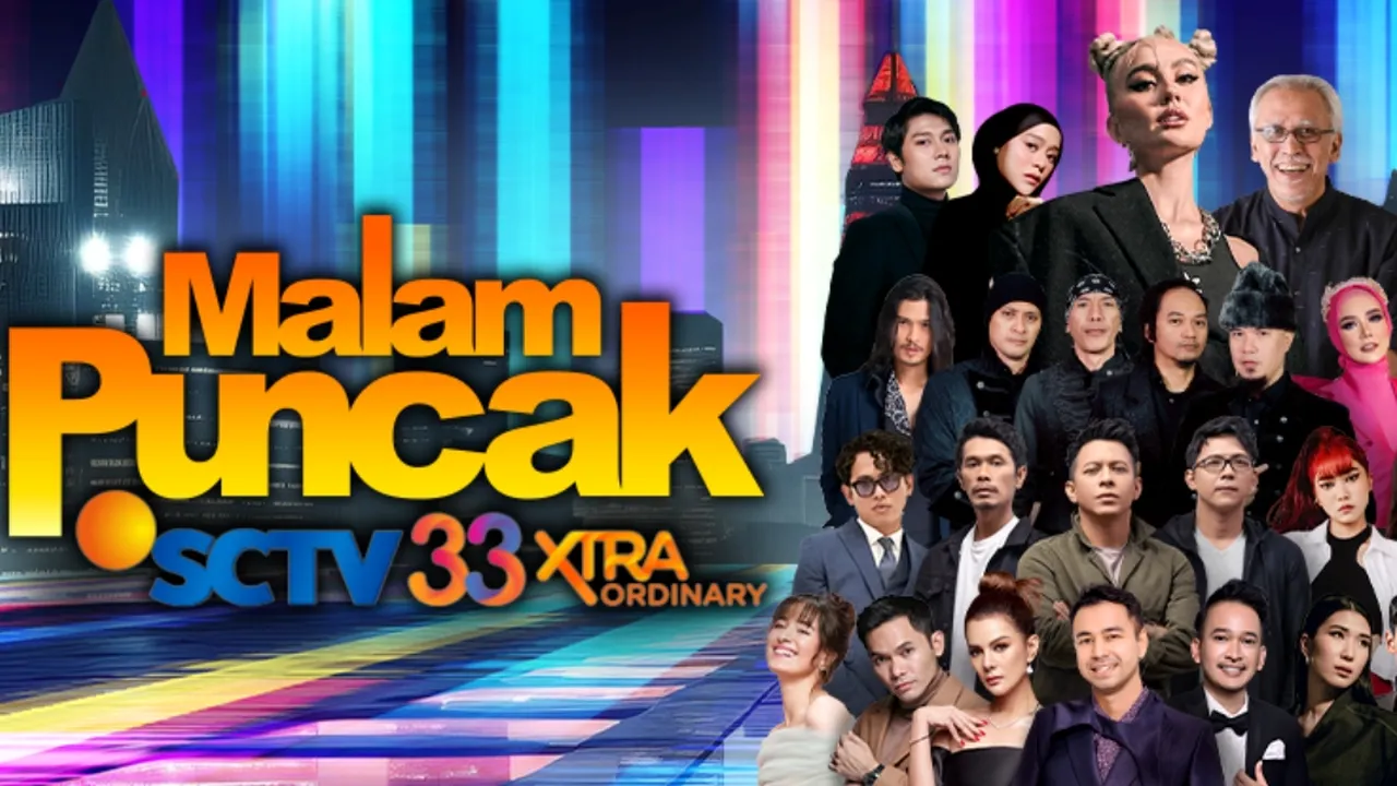 Malam Puncak Perayaan HUT SCTV 33 XtraOrdinary Tayang di Vidio, Simak Daftar Performernya di Sini