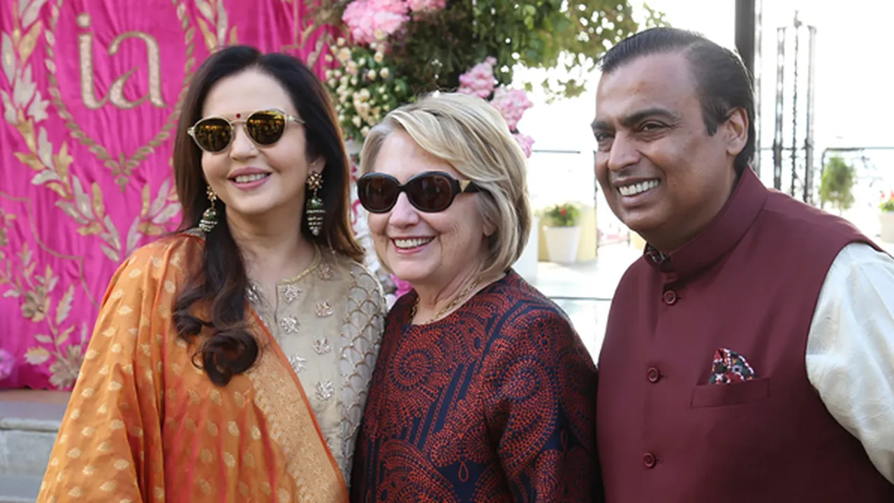 Malam Sangeet Putri #CrazyRichIndia, Undang Hillary Clinton dan Tampilkan Beyonce