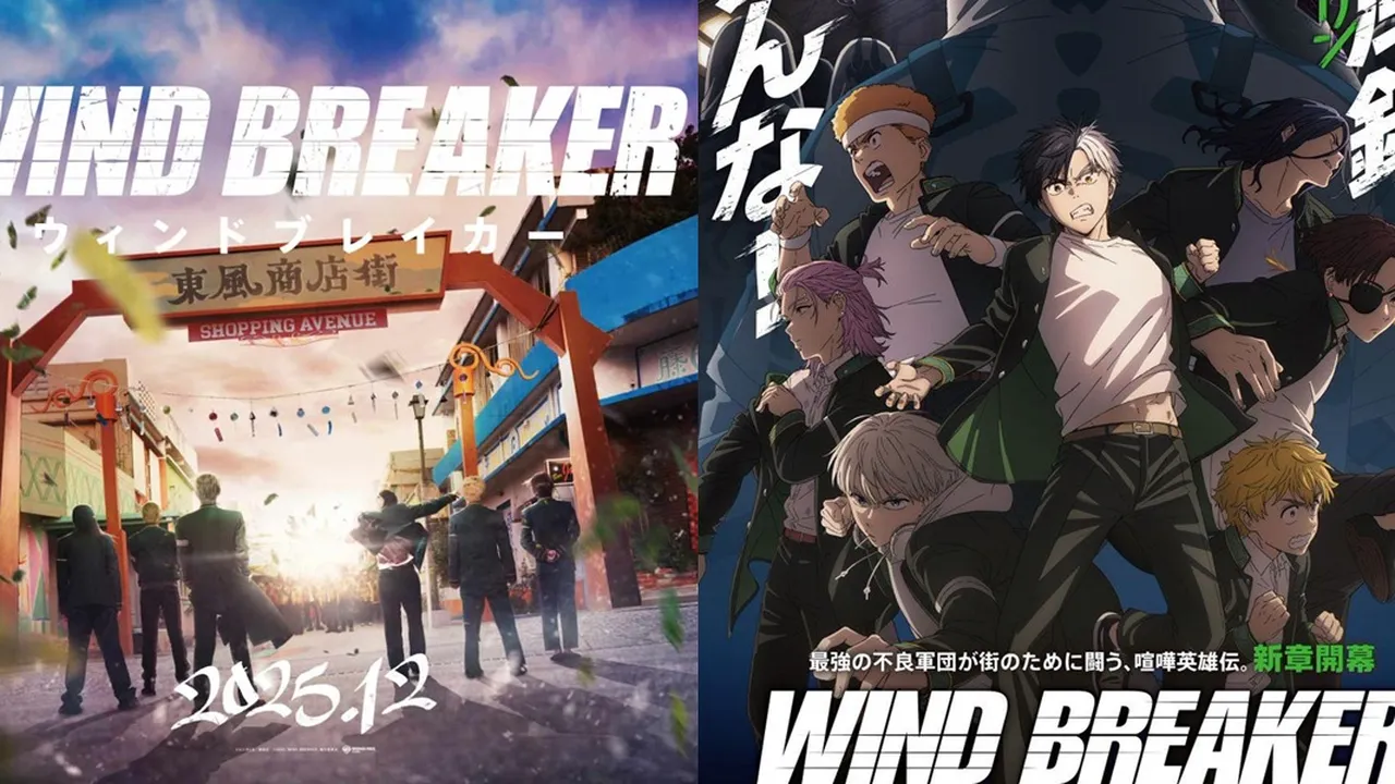 Manga dan Anime Populer 'WIND BREAKER' Diadaptasi Jadi Live Action, Siap Rilis Desember 2025