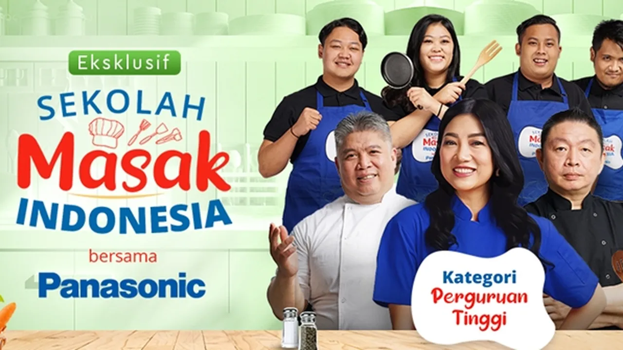 Masuki Episode ke-2, 'SEKOLAH MASAK INDONESIA' Makin Seru dengan Kehadiran Peserta dari Perguruan Tinggi