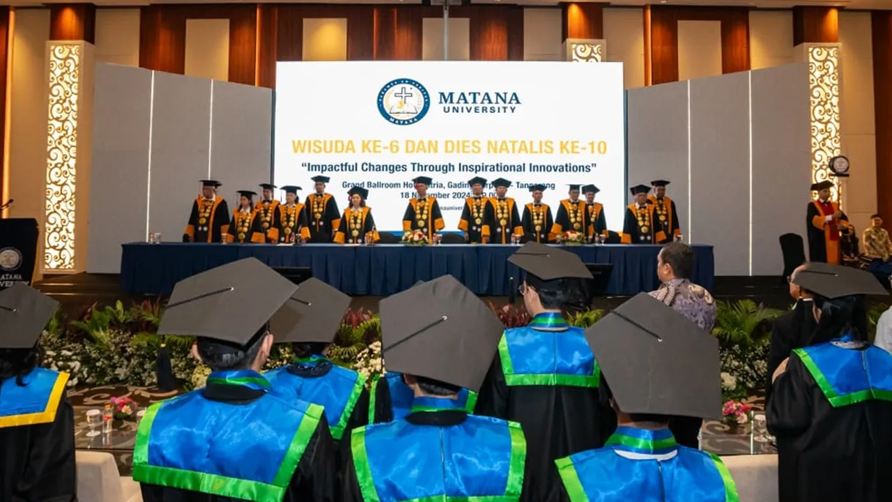 Matana University Gelar Wisuda ke-6 dan Rayakan Dies Natalis ke-10 Bertema Impactful Changes Through Inspirational Innovations
