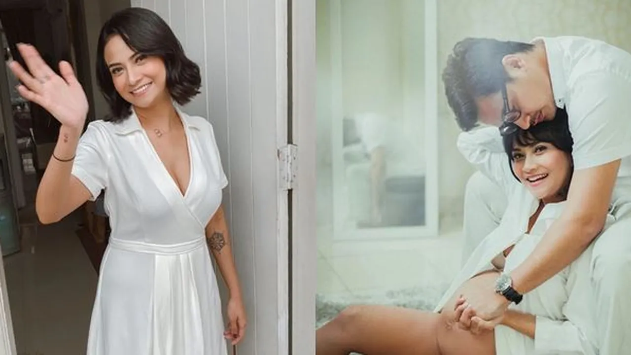 Maternity Shoot Vanessa Angel Bersama Bibi Ardiansyah, Sama-Sama Gak Pake Atasan