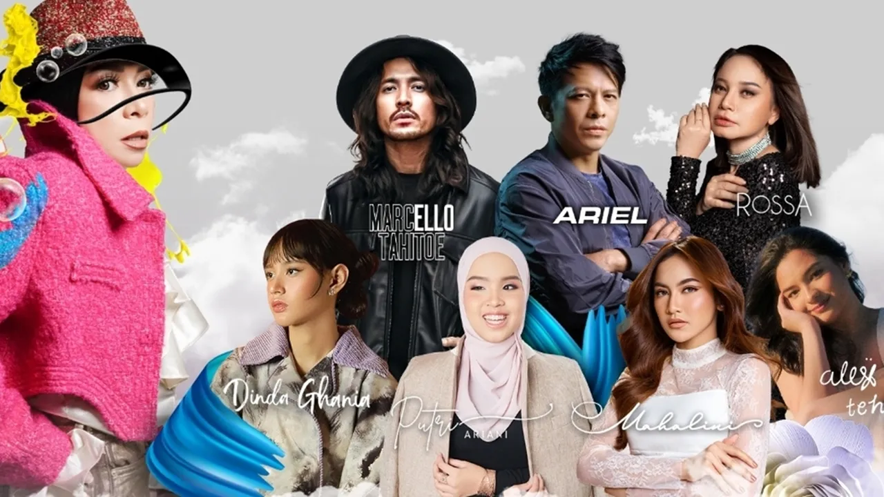 Melly Goeslaw Gandeng Ariel NOAH Hingga Mahalini Lewat Konser 'Everlasting Harmony'