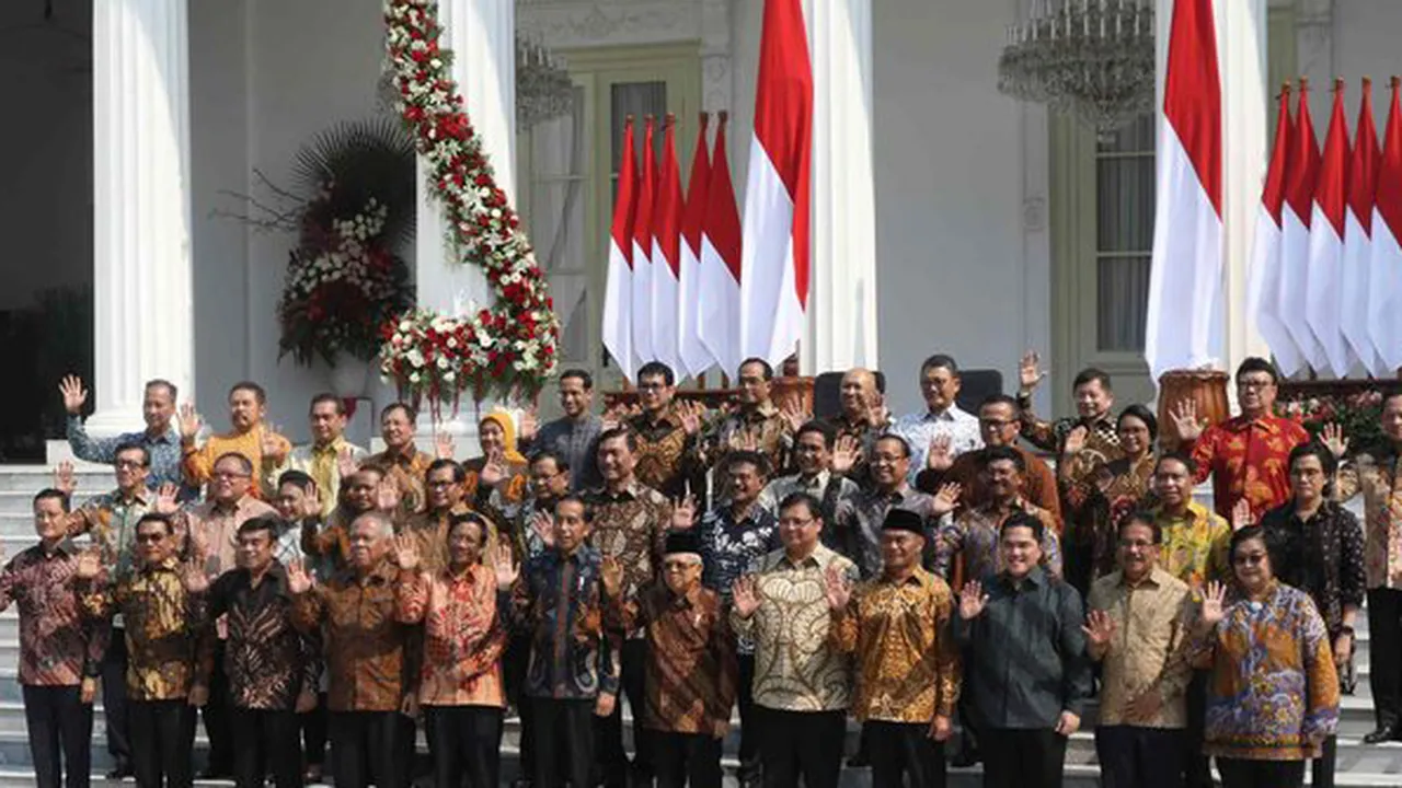 Mengintip Gaji Para Menteri Kabinet Kerja Baru Jokowi