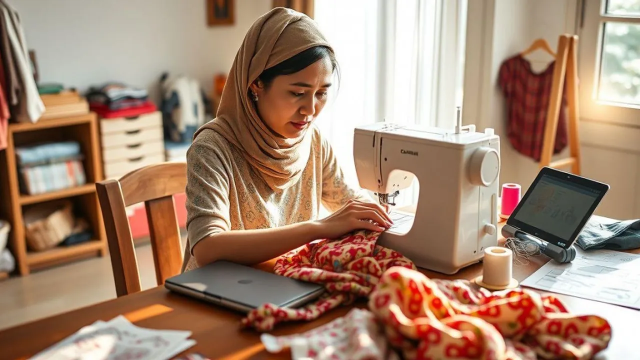 Panduan Menjahit Rumahan, Rahasia Pakaian Keluarga Tanpa Belanja Fashion Mahal