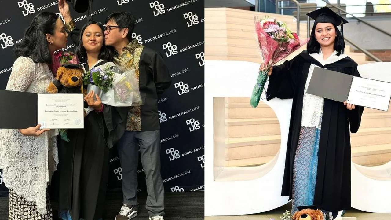 Merantau Jauh ke Luar Negeri di Usia 15 Tahun, Intip Potret Wisuda Pruistin Anak Sulung Shahnaz Haque dan Gilang Ramadhan