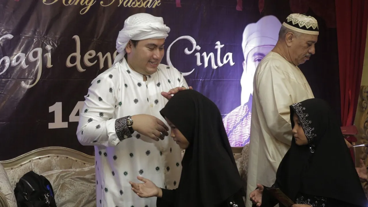 Merdunya Lantunan Selawat Nassar Bareng Anak Yatim